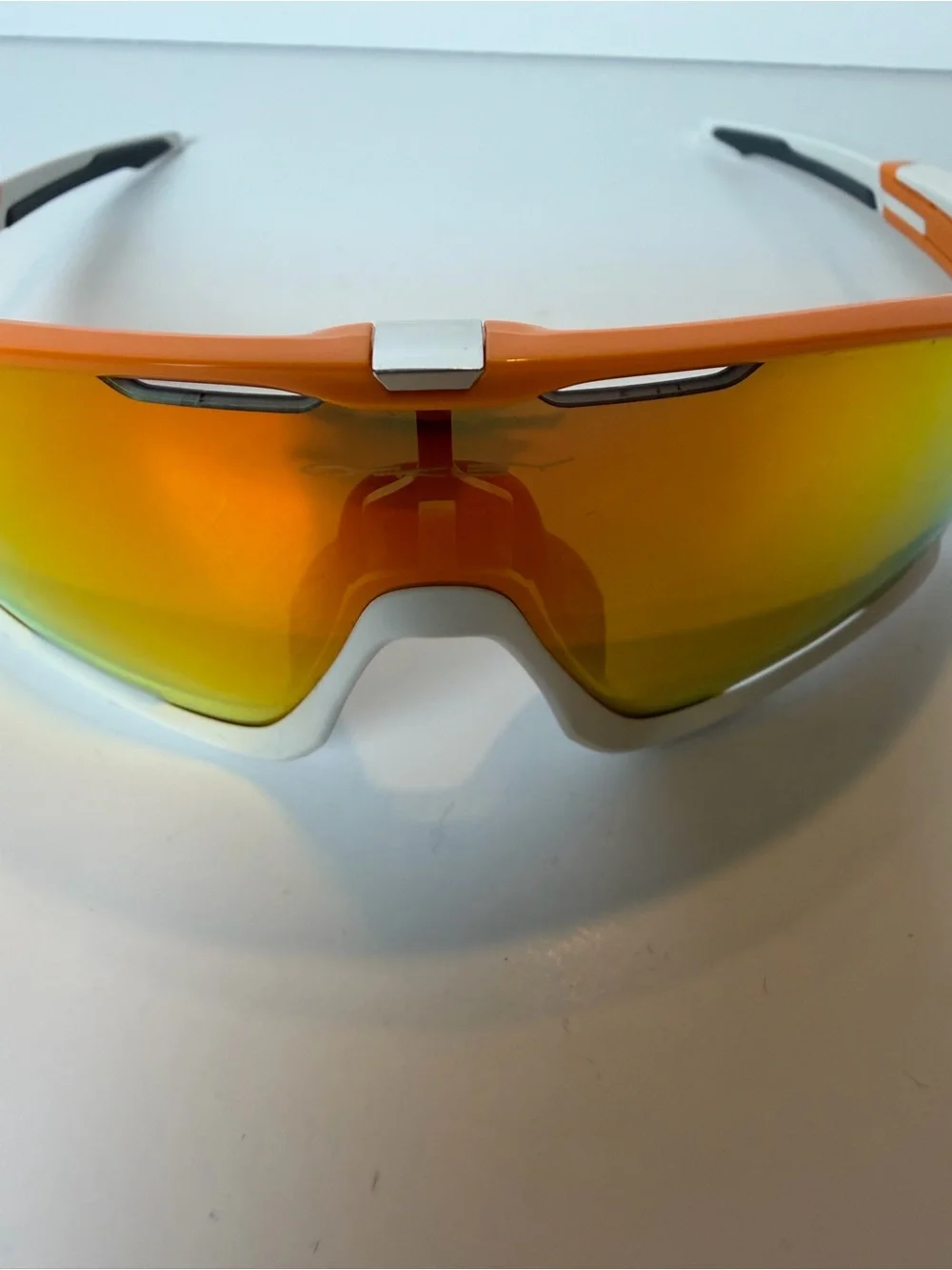 Oakley Orange JawBreaker  Sunglasses with cases